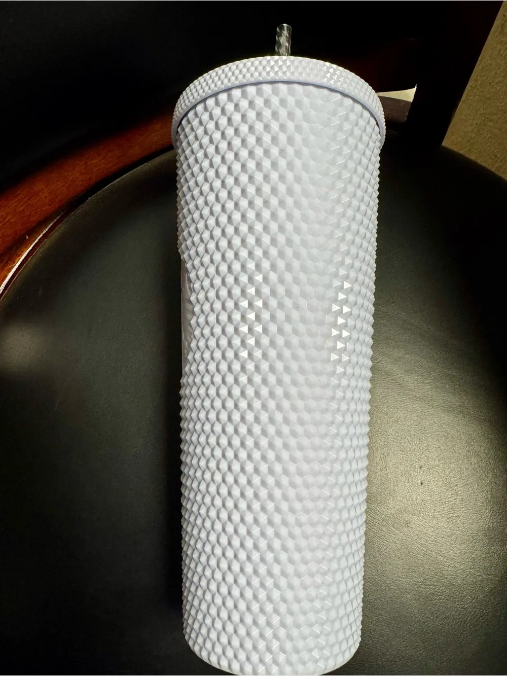 Starbucks White Studded Tumbler Travel Cup